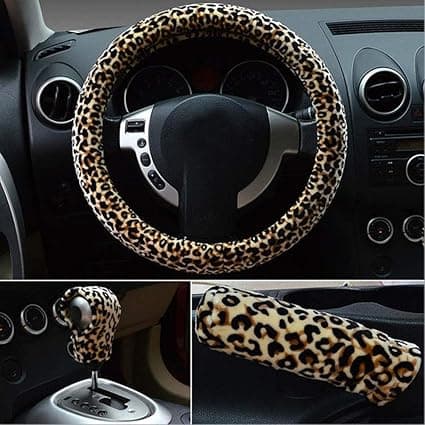 3 i 1 Mjuk Leopard Rattmuff Handbromshandtag Grepp Co