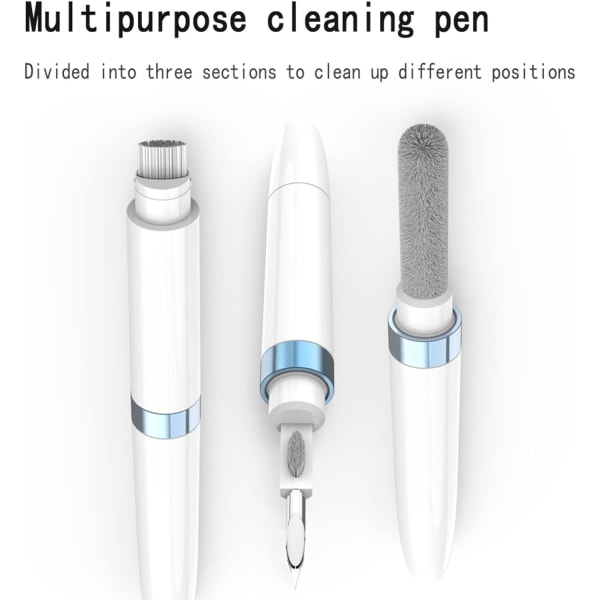Öronproppsrengöringspenna 4 i 1 Multifunktionell Airpod Cleaner Kit Sof