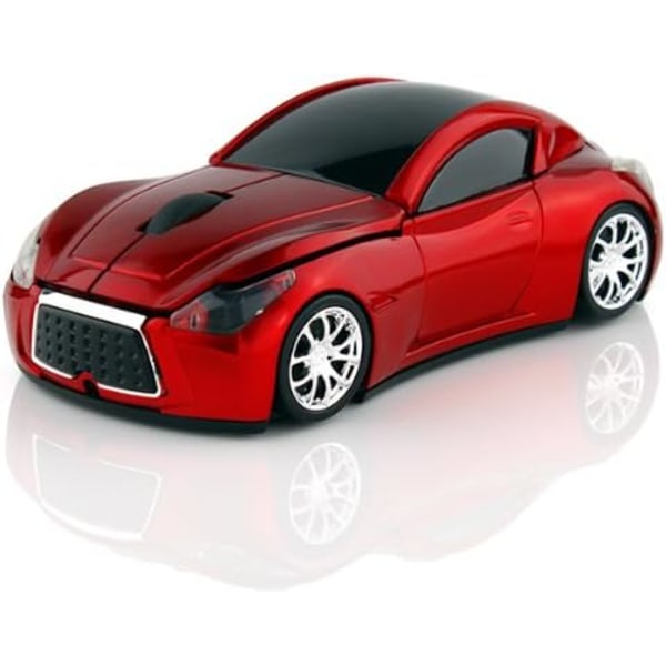 Bildesign trådløs optisk mus Rød--Creative Infiniti Car Mous