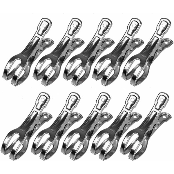 Strandhåndkleklemme, rustfritt stål strandhåndkleklemme for strandhåndkle