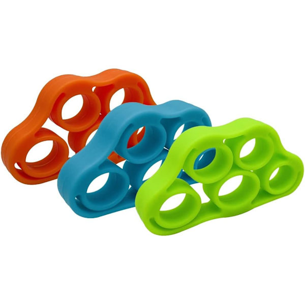 Motståndsband för händer, 3-pack hand expanders, fingerstyrka