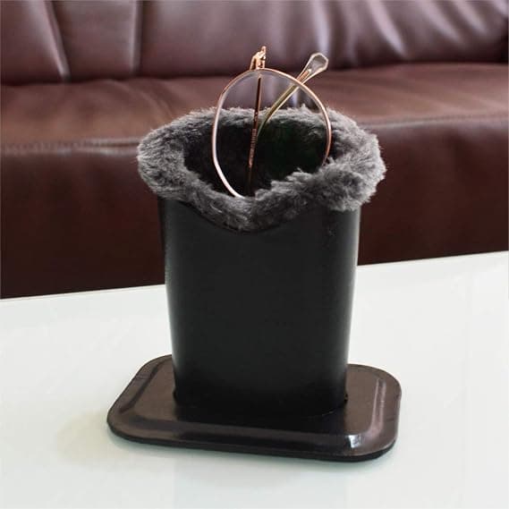 2-pack plyschfodrade glasögonfodral stativ skyddsglasögon