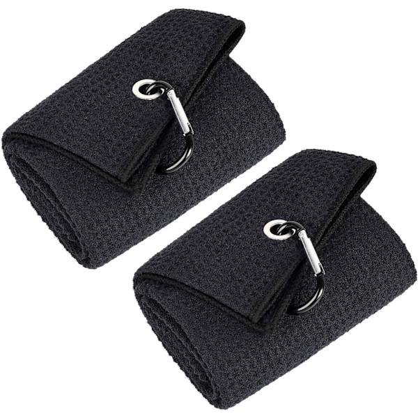 2 stk golfhåndkle premium mikrofiberstoff vaffelmønster tung