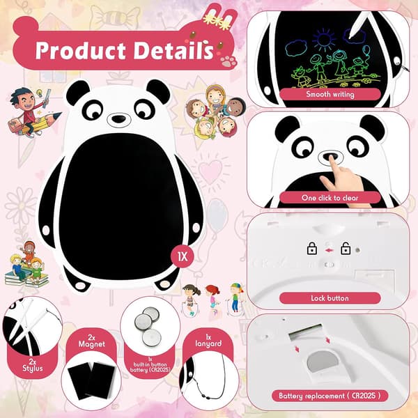 8,5 tommer LCD Memo Pad LCD Memo Pad Børne Notesblok LED Memo Pad Børn