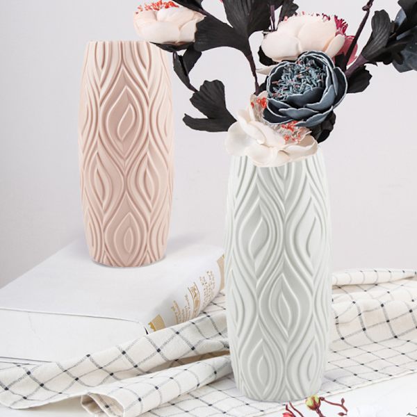 Nordisk vas våt blomkruka modern vas robust, rosa