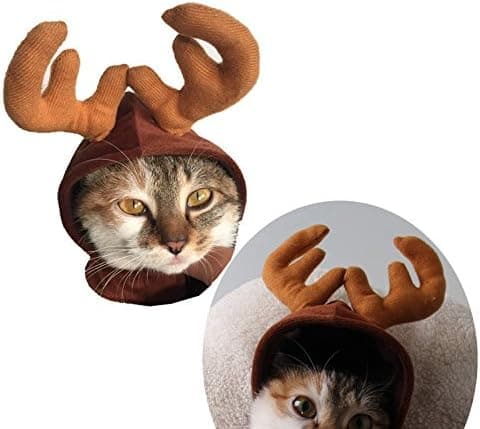 Juldräkt för skogsdjur katt hundmössa husdjurskläder hatt