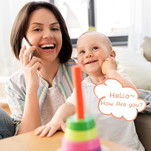 Mobiltelefonleker for barn, tospråklig babysmarttelefon, Musical Sens
