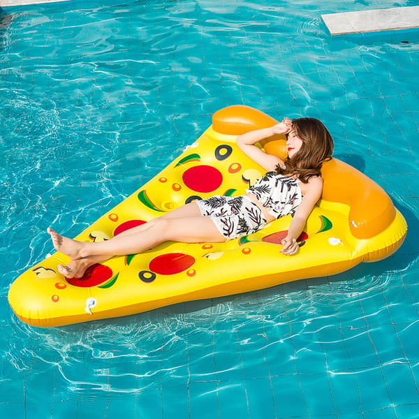 Pisa PVC Vattenpool Uppblåsbar Pool Float Fällbar Linjemodell Floa