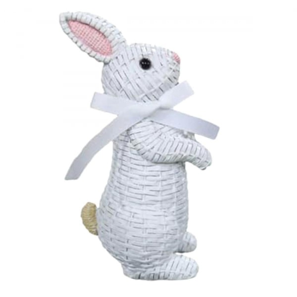 Simulerad kaninfigur, påskbordsdekoration, festivalkonst