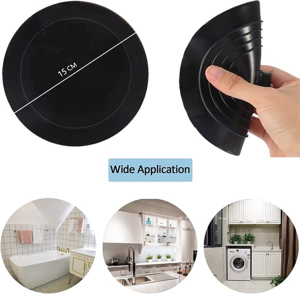 Silikone badekarprop Vaskeprop Køkkenvaskeprop Diameter