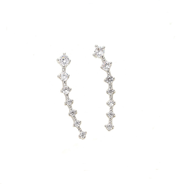 Kristallörhängen  wish925 Sterling Silver Hypoallergena