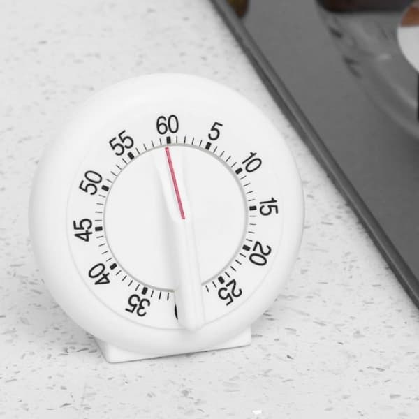 60 minuters rund timer kök mekanisk räknare larm