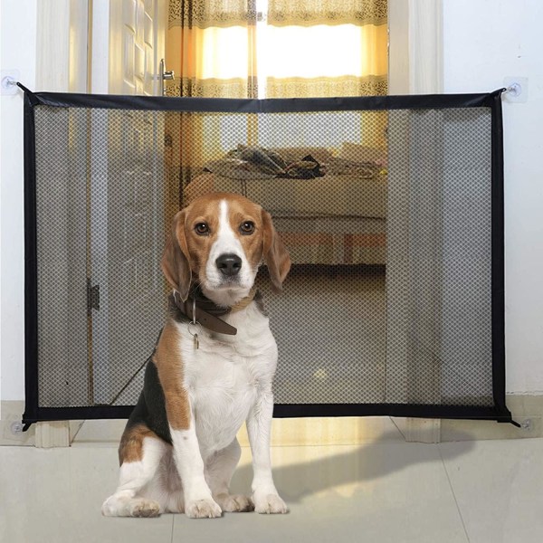 Home Magic Dog Gate - Pet Safety Gate, Baby Safety Gate, Portable