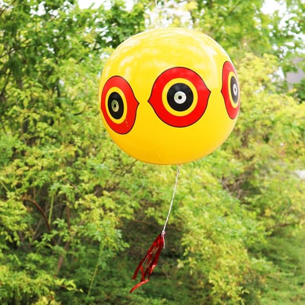 2X Fågelskrämmor ballong - Fågelavvisande i form av en ballong