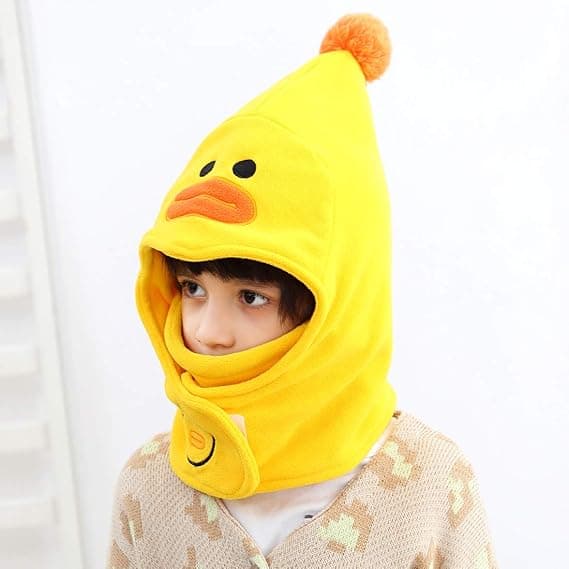 1 stk. And 4-12 år Børne Balaclava Fleece Tyk Varm til Vinter