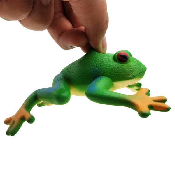 Froske Fidget-leker, Simuleringsfrosk, Dyremodell, Myk og Elastisk
