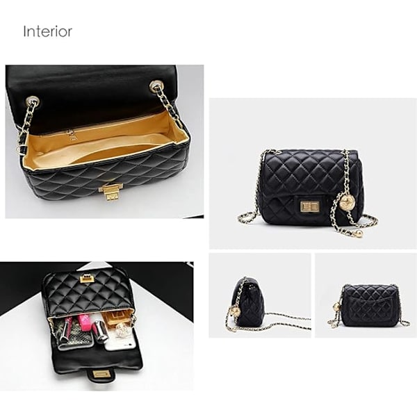 Designer Handväskor Läder Clutch Liten Quiltad Handväska Crossbody Ba