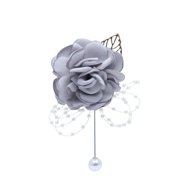 5 stk. Blomsterstof Brosche Perle Dragt Brosche Modetøj Tilbehør