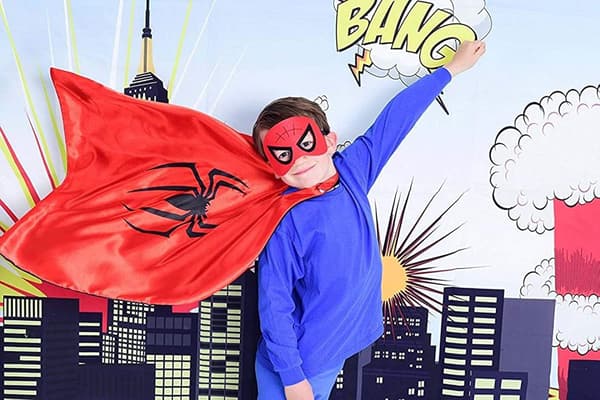Superheltekapper til børn Halloween-kostumer og udklædning - Superh