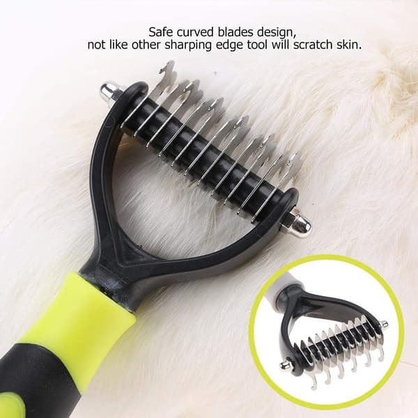 Pet Grooming Detangling Comb Rustfritt Stål Profesjonell Knot Co