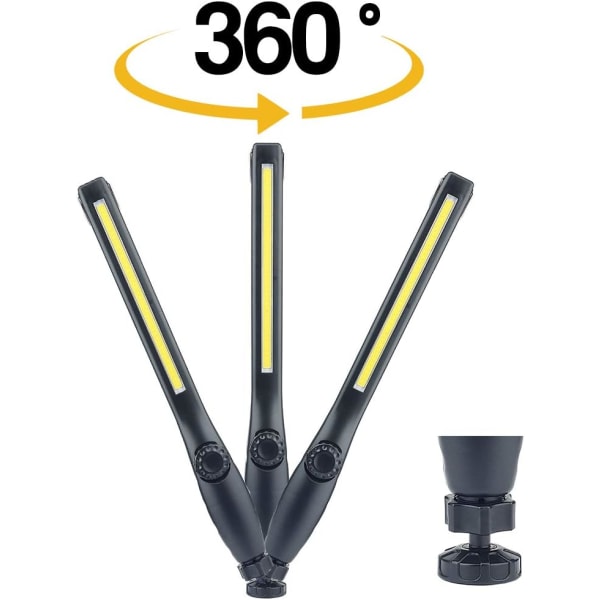 Genopladeligt LED-arbejdslys med magnetisk og genopladeligt USB, I