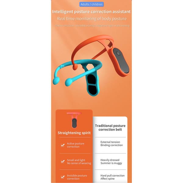 Smart Elektrisk Holdningskorrigerende Enhed Vibration