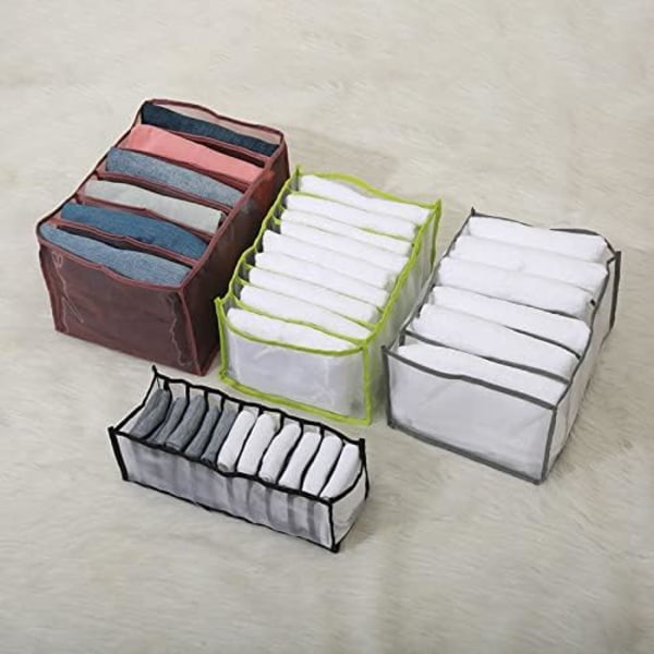 Sammenklappelig Garderobe Tøj Skuffe Organizer Multipurpose Stor Kapacitet