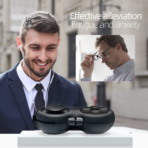 1 stk Fidget Pad for barn og voksne Controller Fidget Toy  Str