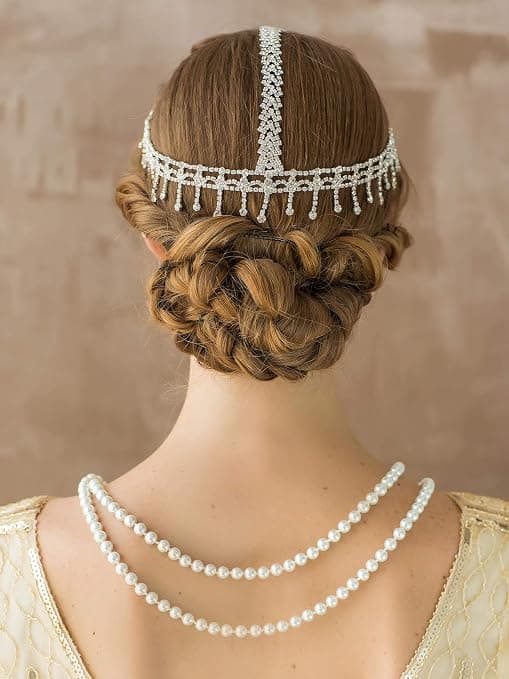 Hodebånd  Hodeplagg Rhinestone 1920-talls Hodebånd Flapper Hårtilbehør