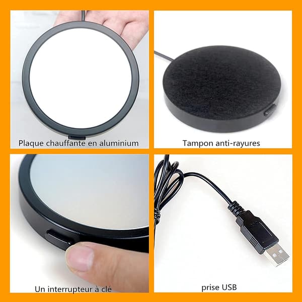Kaffe Kop Varmer, USB Elektrisk Varmeplade, Tekande Varmer, Provi