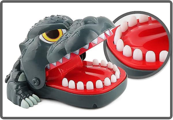 Dinosaur Bite Toys for Dentist Funny Pranks Funny Interactive Tab