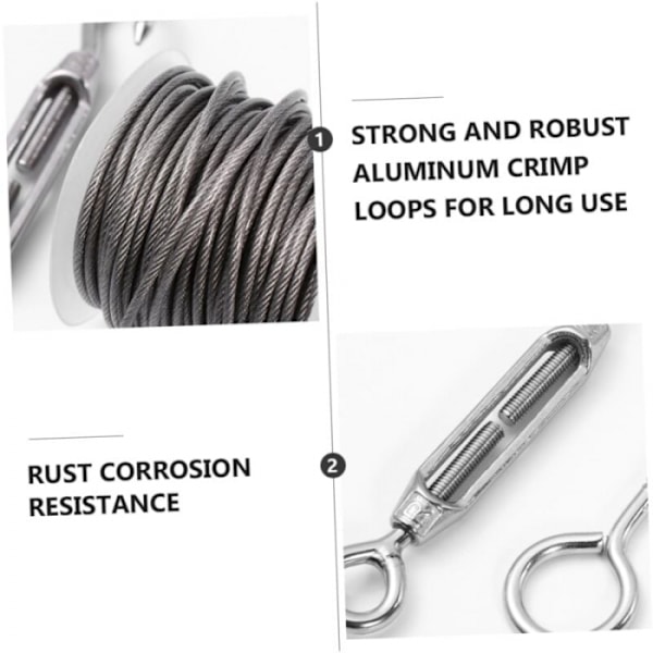 15M rostfritt stål kabel, rostfritt stål rep för hängande, utomhus