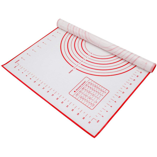 Halkfri silikonbakelsematta, non-stick deg - Bpa-fri (2 st