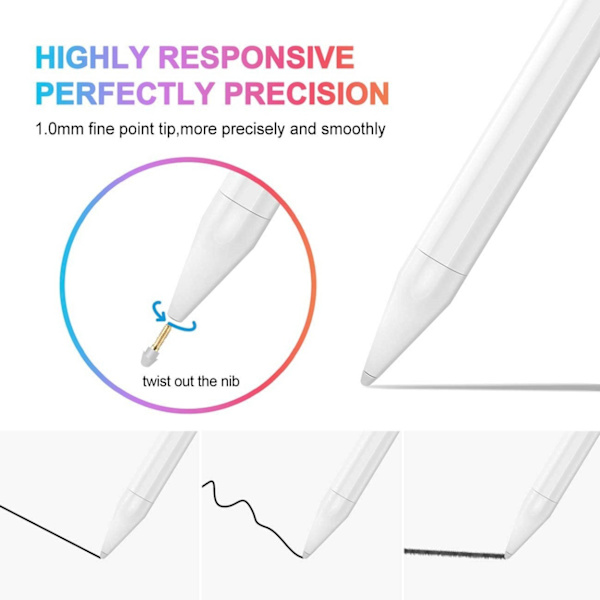 Aktiv kapasitiv stylus egnet for maling stylus for apple i