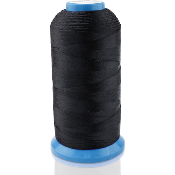 Ekstra sterk nylon overlock sytråd (svart)