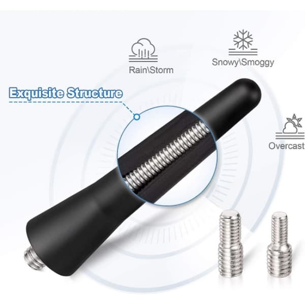 Bil FM Dab-antenne Bilradioantenne 6,5 cm Mini kort bilantenn