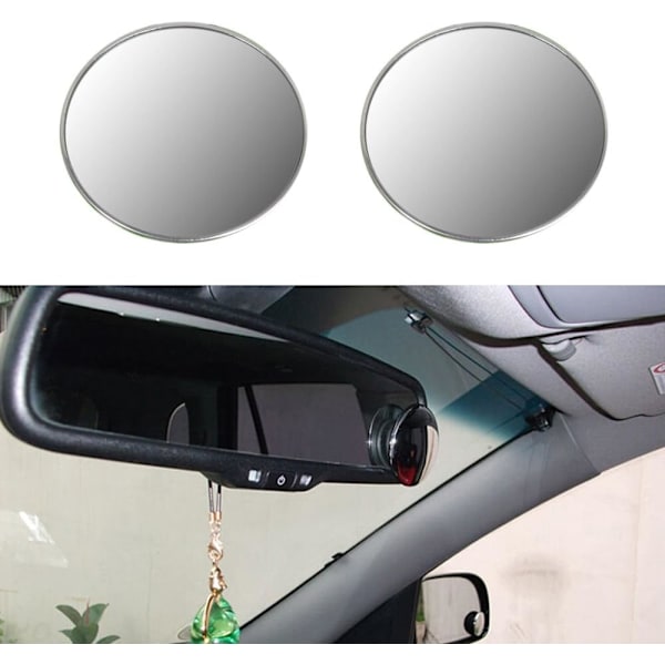 Blind Spot Mirror 4 Pack 5cm Rundt Bakre Speil Konveks Speil for Bil