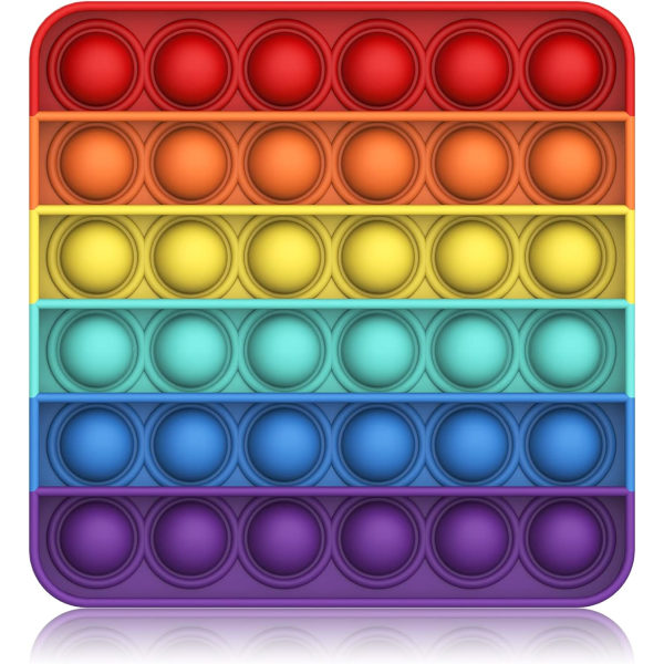 Push and Pop Bubble Sensory Fidget Toy, Squeeze Sensory Toys, Sil