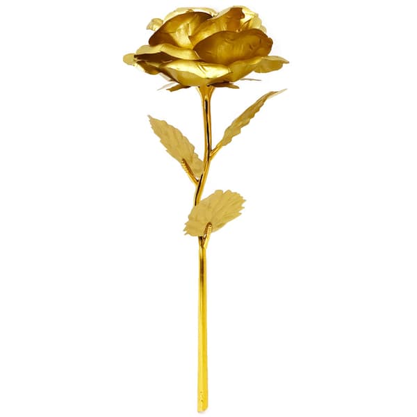 24 karat roséguldpläterad ros 24k presentask