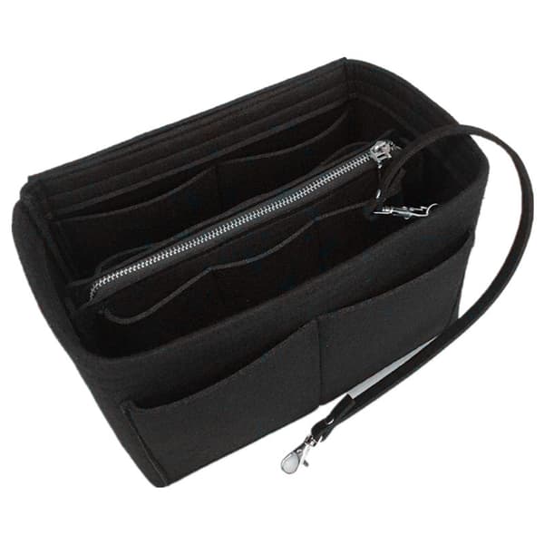 Lommer, multifunktionel organizer med stor kapacitet - Sort