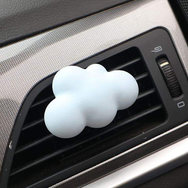 4 stk. bilduftklips for eksos, skyformet bilduftdiffusor