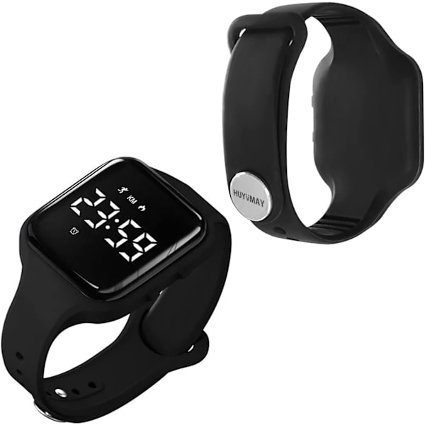 Fitnessaktivitetsspårare, ingen app ingen Bluetooth, 1 timmes laddning för