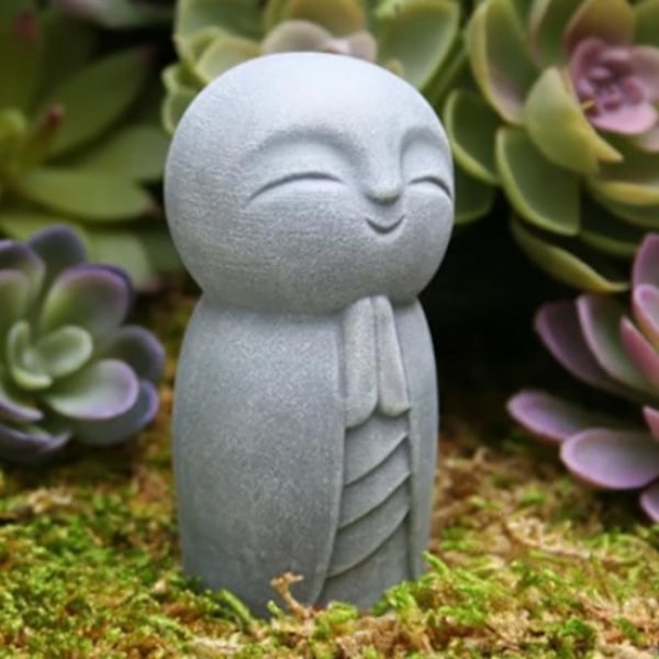 5*5*10 cm Jizo-statue Den perfekte lille Jizo-buddha til hjemmet