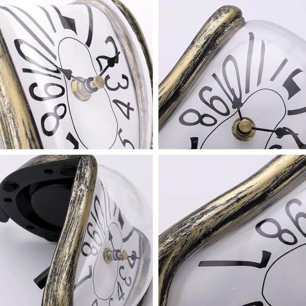Silent Creative Surrealism Melting Clock Arabiske tall inspirert