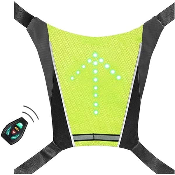 1 stk. LED-refleks blinklys med retningssignalering til cykler