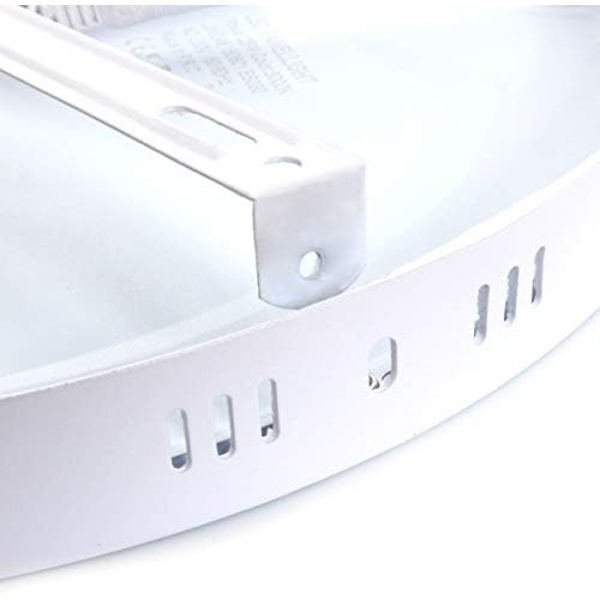 Rund LED-loftslampe i aluminium (12 W, 1160 lm, 180°, IP20, 160