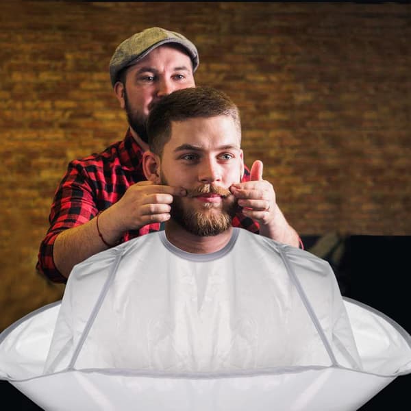 Hårklippkapper for voksne/barn, skjeggbarberingsforkle, paraply
