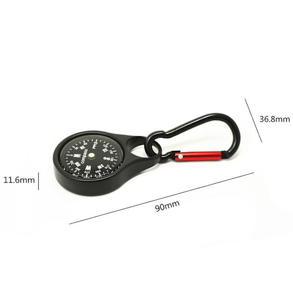 Reisetilbehør - bagasjelapp, 9,8 cm - kompass