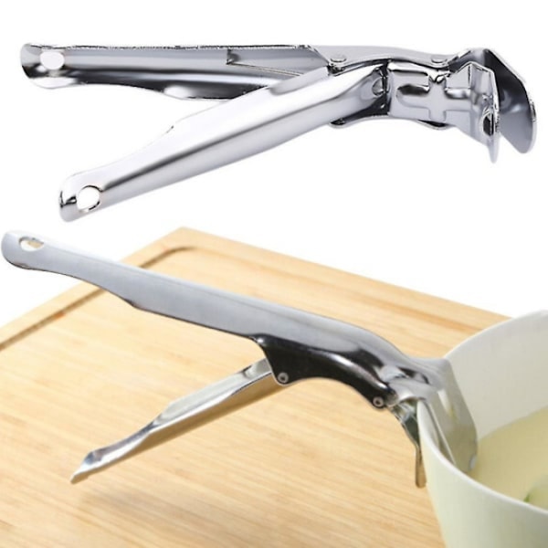 Grillrist Lifter Gripper Rustfrit stål Heavy Duty Grillplade