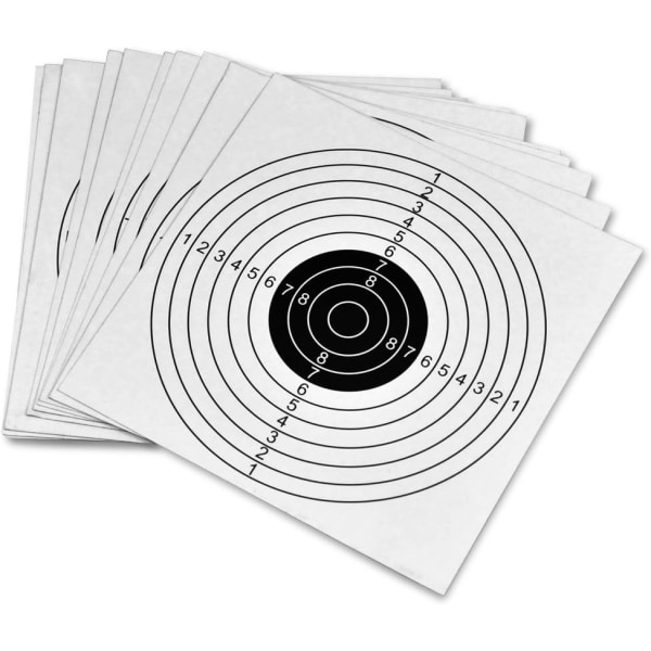 14 X 14 cm Target Stand + 100 Targets Air Pellet Trap Airsoft Rifl